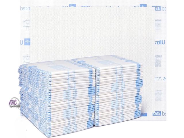 Lot 56-262750 - NEW-Medline Ultrasorbs Advanced Extra Strength Drypads, 30" x 36", 60 Count, Super Absorbent Disposa...