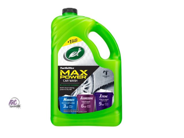Lot 56-162651 - New Turtle Wax 50597 Max-Power 3 Levels of Cleaning Car Wash, 100 fl oz.
