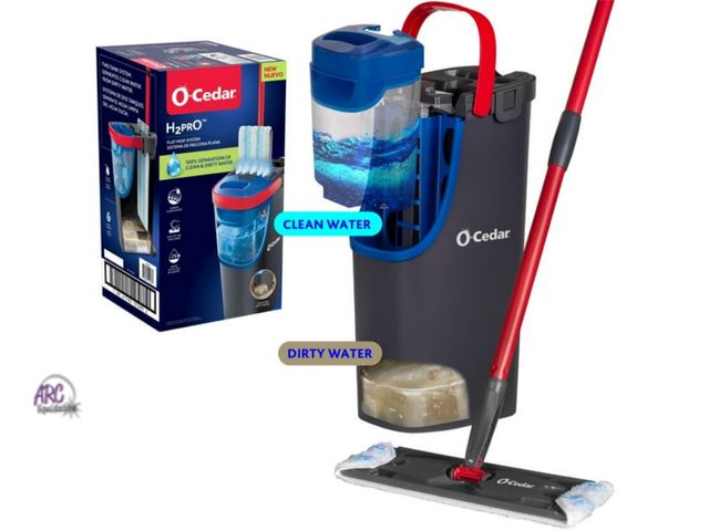 Lot 56-473412 - NEW-DAMAGED BOX-O-Cedar H2prO Flat Mop System