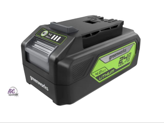 Lot 56-504734 - NEW-Greenworks Powerall 4.0Ah 24v lithium rechargable battery