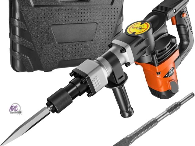 Lot 56-597699 - NEW-VEVOR Demolition Jack Hammer, MAX 1400W Electric Jackhammer Heavy Duty, 2900 BPM Concrete Breake...