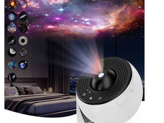 Lot 56-354724 - New, Galaxy Projector, 13 in 1 Planetarium Star Projector for Bedroom Decor, 360° Rotating Nebula Pr...