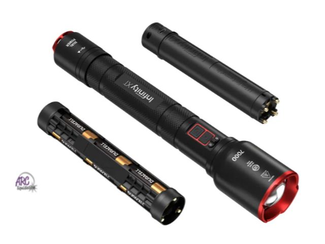 Lot 56-222661 - New In Package Tested - Xfinity X1 7000 Lumens Rechargeable Battery Flashlight