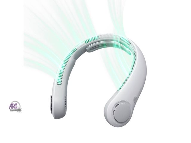 Lot 56-278927 - NEW OPEN BOX JISULIFE Portable Neck Fan Gray