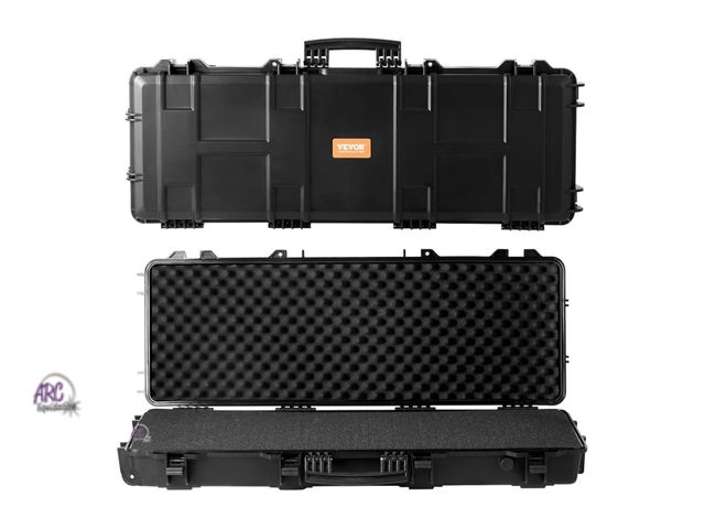 Lot 56-502099 - NEW IN BOX VEVOR Rifle Case, Rifle Hard Case with 3 Layers Fully-protective Foams, 42 inch Lockable ...