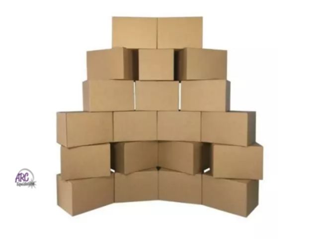 Lot 56-552518 - NEW-20 count-carboard boxes-18"x14"x12"