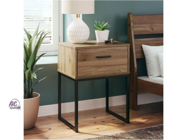 Lot 56-785564 - New in box. Signature design by Ashley Deanlow Brown 1 Drawer Nightstand