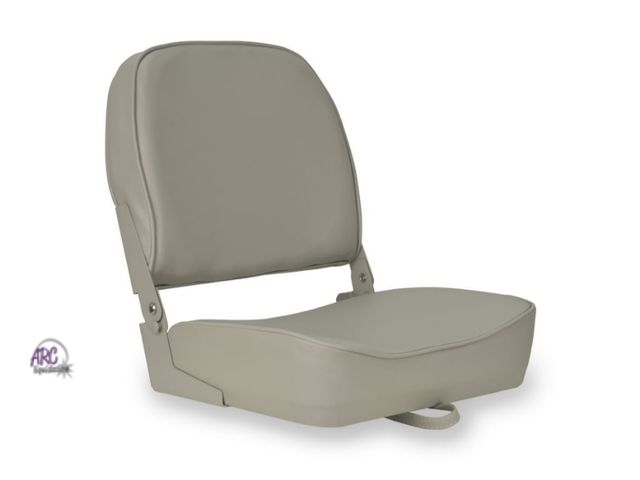 Lot 56-503124 - NEW-Springfield Marine Economy Standard Folding Fishing Boat Seat - Gray