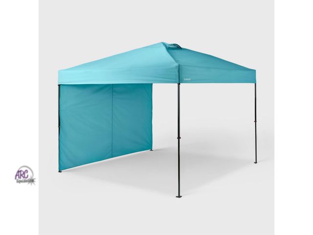 Lot 56-213517 - USED 10x10 Steel Weekender Canopy with Wind Vent and Shade Wall - Embark: Patio Gazebo
