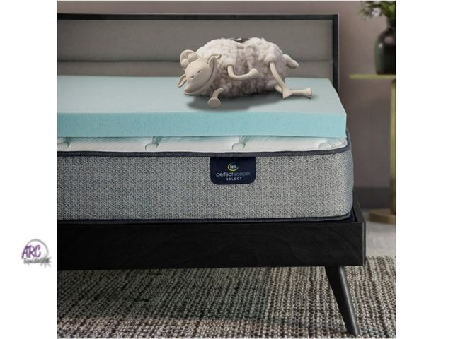 Lot 56-729717 - New Serta ThermaGel Cooling, Pressure-Relieving Memory Foam Mattress Topper, 3 Inch, full