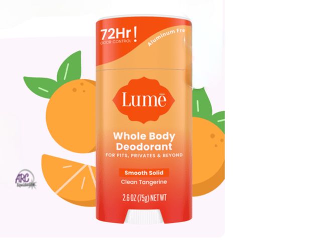 Lot 56-389760 - New out of package  2 pack,Lume Whole Body Deodorant for Women - Smooth Solid Stick - Aluminum Free ...