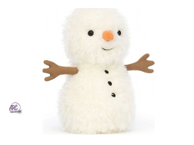 Lot 56-155530 - New Jellycat Little Snowman Stuffed Animal, Fleece