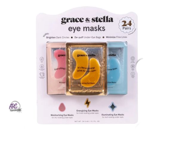 Lot 56-887040 - New, Grace &amp; Stella Under Eye Masks, Under Eye Patches
Combo Pack, 22-count