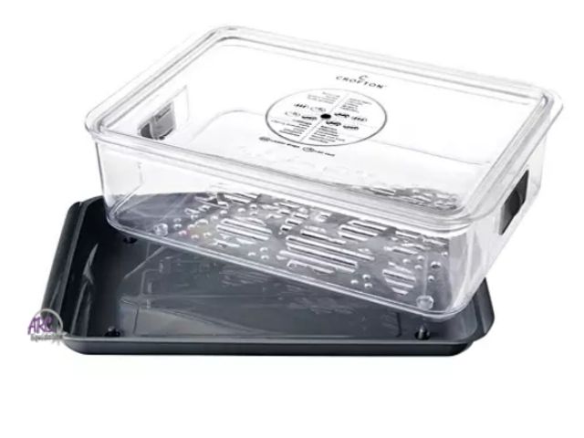 Lot 56-595933 - NEW-MISSING VENT COVER-Crofton fresh produce keeper-10.7" L x 7.1" W