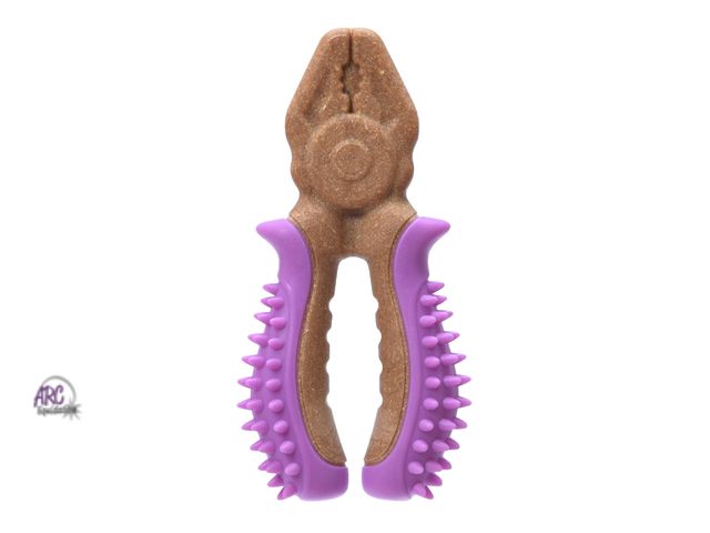 Lot 56-493864 - New - Arm &amp; Hammer for Pets Chew Tools Collection: Wood Blend Pliers Chew Toy for Dogs | Compres...