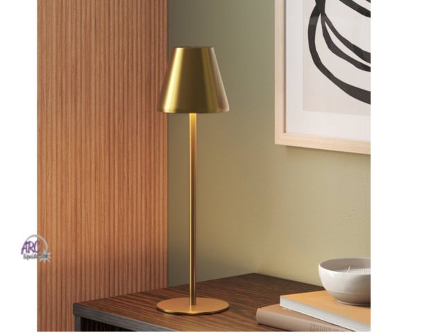 Lot 56-316440 - New, set of 2, 14" Rechargeable Cordless Table Lamp with Touch Control and 3 Brightness( bottom of l...