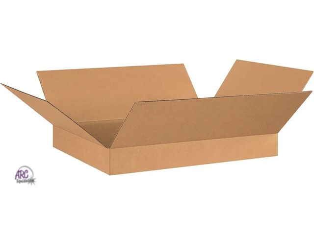 Lot 56-480712 - NEW-Shipping Boxes Large 26"L x 20"W x 4"H, 20-Pack | Corrugated Cardboard Box
