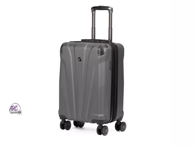 Lot 56-529217 - NEW-SWISSGEAR Cascade Hardside Carry On Suitcase-14"x20" grey