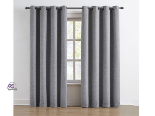 Lot 56-367564 - New Blackout Window Panels/Curtains,
2-pack Grey 52x 84