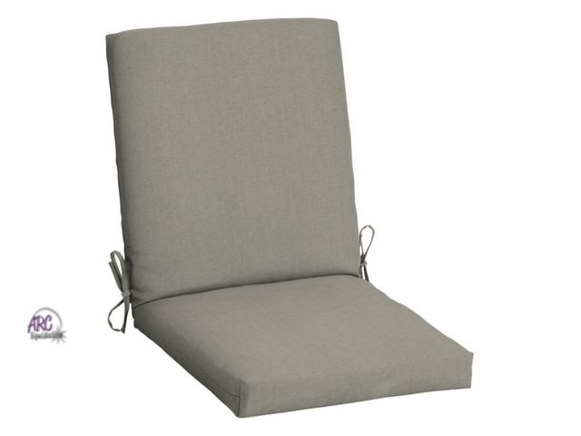 Lot 56-395514 - New,2 Pack,Mainstays 37"L x 19.5"W Tan 1 Piece Rectangle Outdoor Chair Cushion