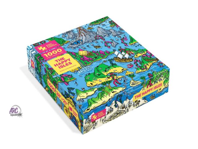 Lot 56-154630 - New The Happy Isles • 1000-Piece Jigsaw Puzzle from The Magic Puzzle Company • Series One