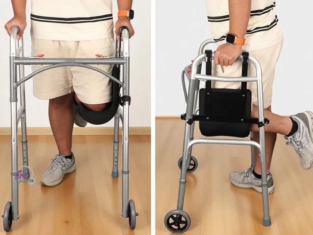 Lot 56-882539 - New - Knee Sling for Walker, Leg Support Up to 300lbs with Comfortable Cushion