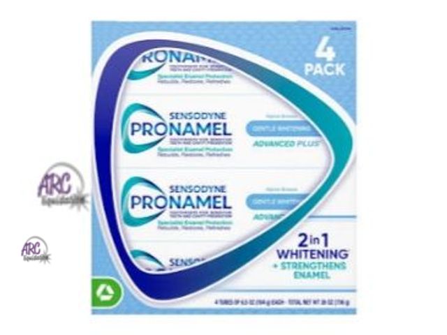 Lot 56-453440 - New SENSODYNE Pronamel Gentle Whitening Advanced Toothpaste, 6.5 oz, 4-pack
