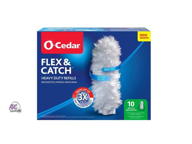 Lot 56-253523 - NEW OPEN BOX O-Cedar Flex &amp; Catch Refills - 10ct