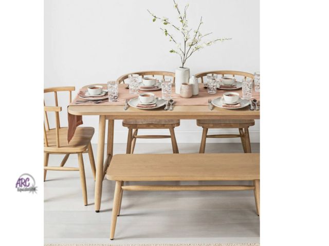 Lot 56-350723 - NEW Hearth Hand Magnolia Rose Fringe Table Runner Oversized 20”x90