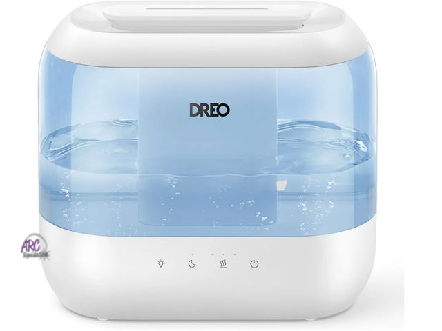 Lot 56-577521 - NEW-TESTED-Dreo Humidifiers for Bedroom, Top Fill 4L Supersized Cool Mist Humidifier with Oil Diffus...