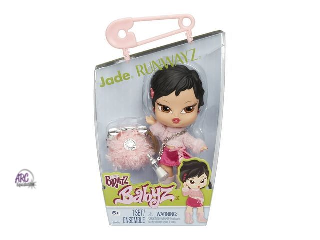 Lot 56-292630 - NEW Bratz Babyz Runwayz Jade Collectible Fashion Doll with Real Fashions