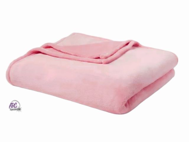 Lot 56-505434 - NEW-Twin size kids blanket - Threshold-PINK