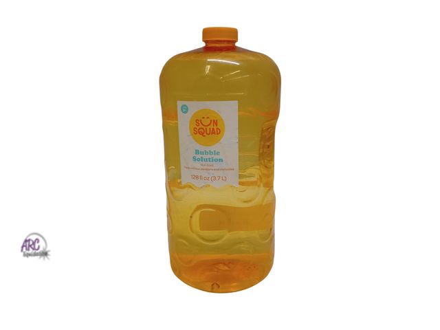 Lot 56-438960 - New -  Bubble Solution 128 fl oz - Sun Squad™: Refill for Bubble Toys, Ages 3+