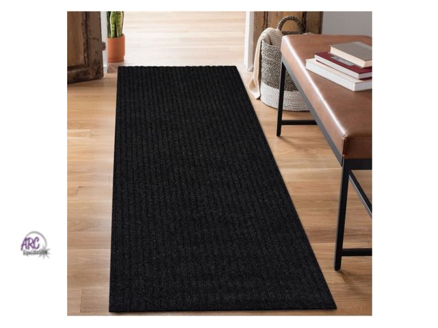 Lot 56-141798 - New Notrax Black Striped Rug (10x3ft.)