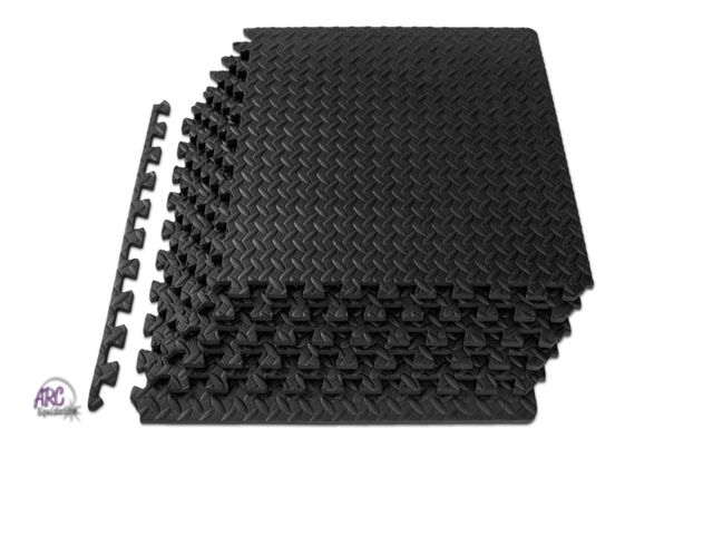 Lot 56-354524 - New, ProsourceFit Puzzle Exercise Mat ½ in, EVA Interlocking Foam Floor Tiles for Home Gym, Mat for ...