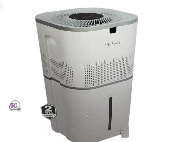 Lot 56-436038 - New in box tested works 
Vissani 6 Gal. Evaporative Humidifier for Whole House in White retails $150