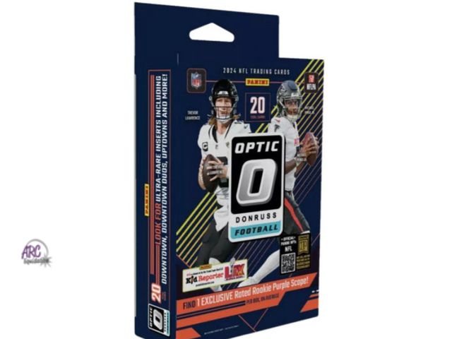 Lot 56-545230 - NEW-2024 Panini Donruss Optic Football Hanger Box (20 Cards/Box)
