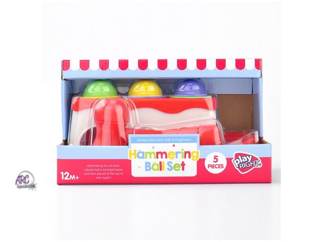 Lot 56-258523 - NEW OUT OF PACKAGE Hammer &amp; Ball Set Toy