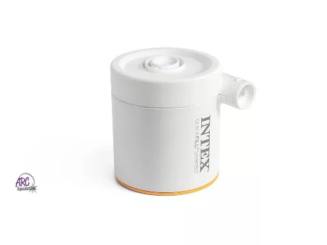 Lot 56-508234 - NEW-COMES WITH PUMP ONLY, NO CORD-Intex quick fill mini air pump-USB150 
USB-C powered