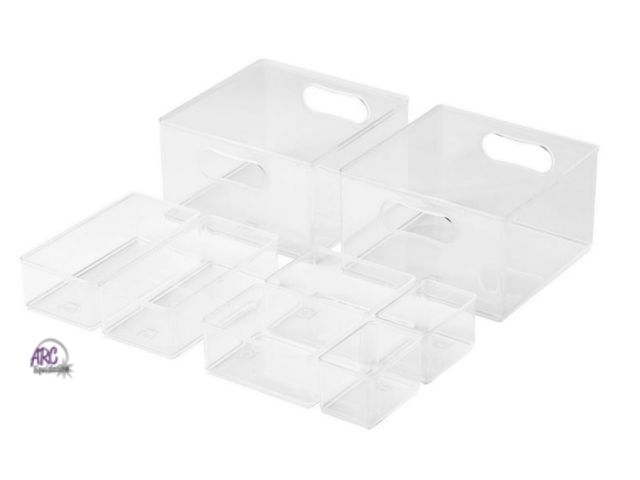 Lot 56-508124 - NEW-The Home Edit 8 Piece Multipurpose Edit, Plastic Modular Storage System