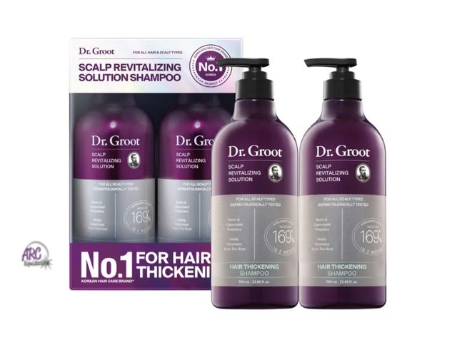 Lot 56-317550 - NEW In box Dr Groot Scalp Revitalizing Shampoo, 23.6 fl oz, 2-pack