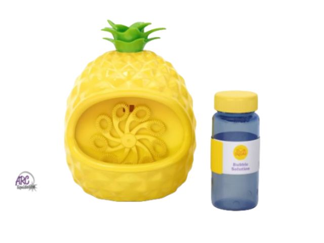 Lot 56-442060 - New in Box - Pineapple Bubble Maker Bubble Toy - Sun Squad™
