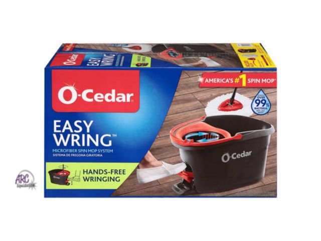 Lot 56-465612 - NEW-DAMAGED BOX-o-cedar easy wring microfiber spin mop system