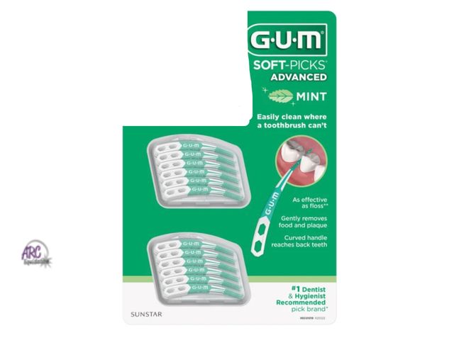 Lot 56-324760 - New GUM Soft-Picks Advanced Mint, 120-count