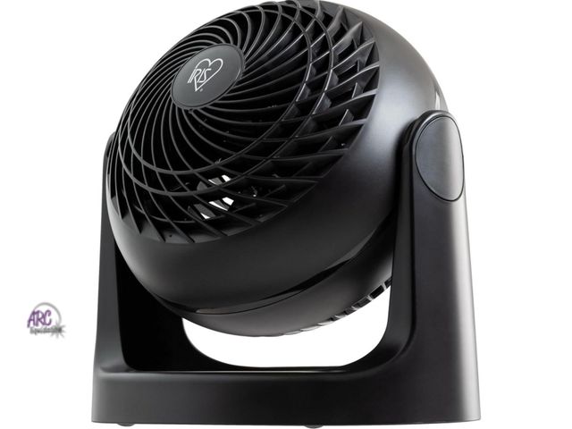 Lot 56-224918 - NEW OPEN BOX IRIS USA WOOZOO Desk Fan Air Circulator 3 Speeds 360° Tilt, Black. Dimensions-9.92"L x ...