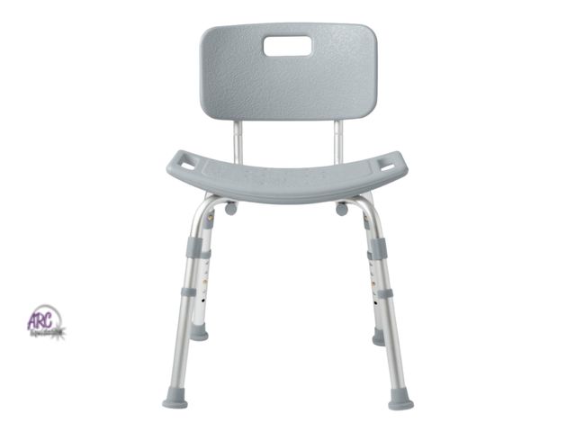 Lot 56-390613 - Previously assembled,opened box,Medline Shower Chair with Back