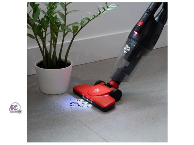 Lot 56-158351 - New Tested &amp; Works Dirt Devil 3-in-1 Lightweight Corded Stick Vacuum Cleaner and Handheld with L...