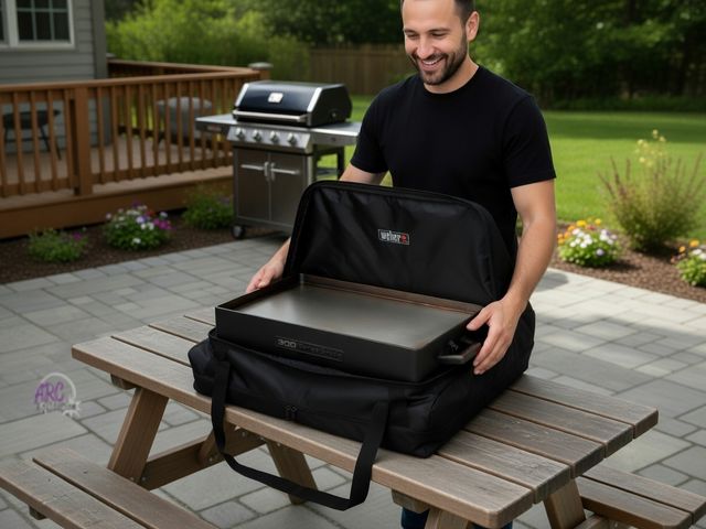 Lot 56-400265 - New in Box - Weber - 300 Series Griddle Insert Storage Bag