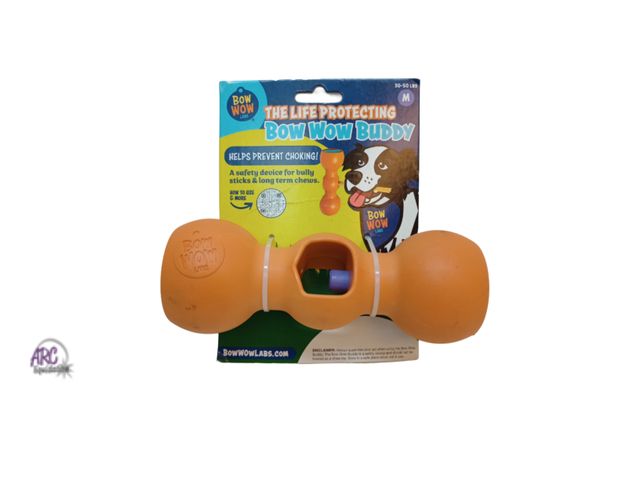 Lot 56-782923 - New Bow Wow Buddy Safety Device Holder for Dog Bully Sticks and Chews. Size S. 15  to 30  lbs