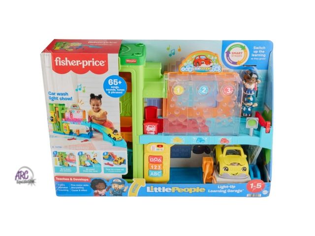 Lot 56-159730 - New Fisher-Price Little People Light-Up Learning Garage Toddler Playset with Lights &amp; Music